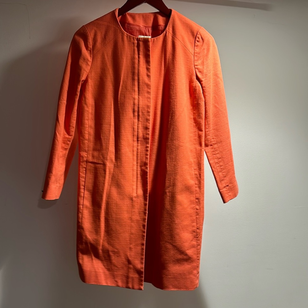 Jcrew Size Zero salmon colored jacket.